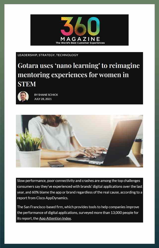 Gotara uses ‘nano learning’ to reimagine mentoring experiences for women in STEM