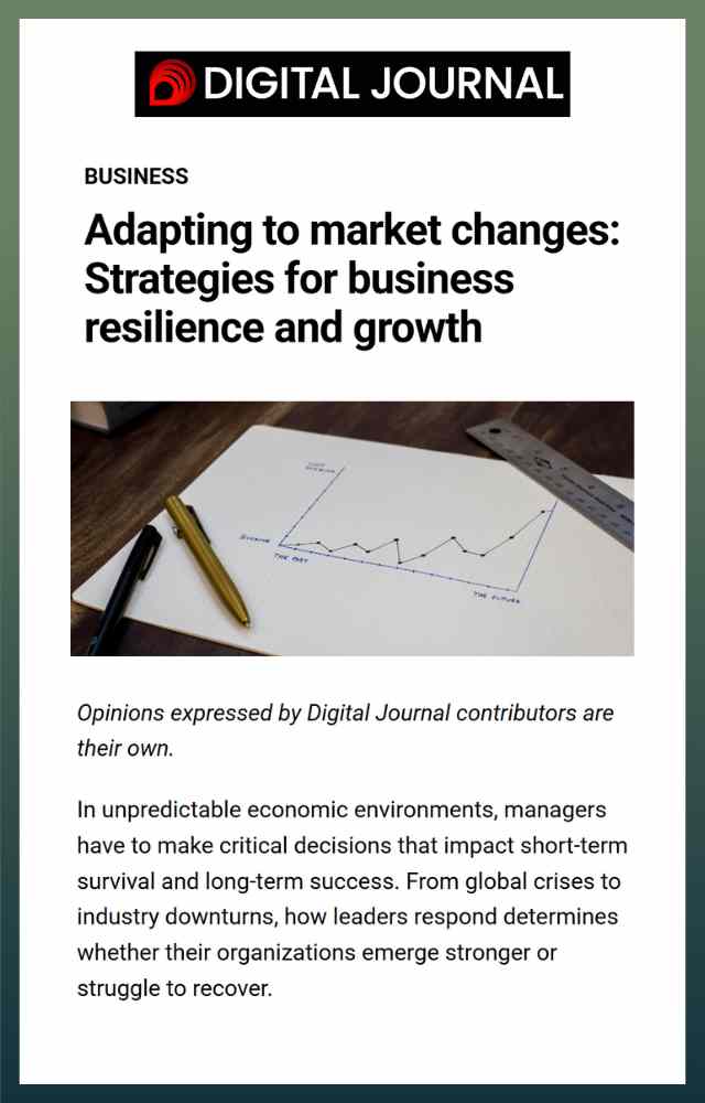 Adapting to market changes: Strategies for business resilience and growth