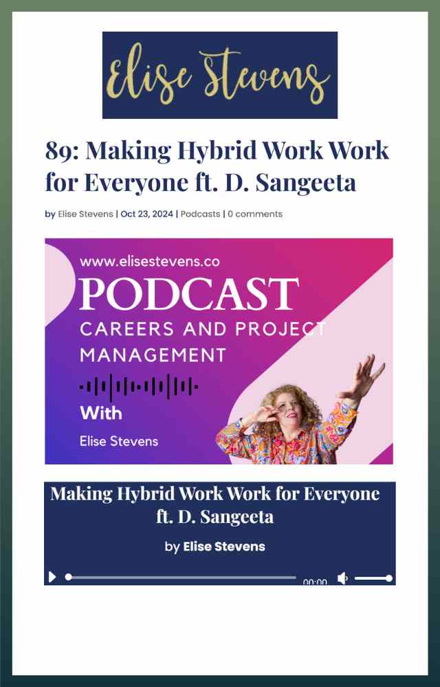 Making Hybrid Work Work for Everyone ft. D. Sangeeta