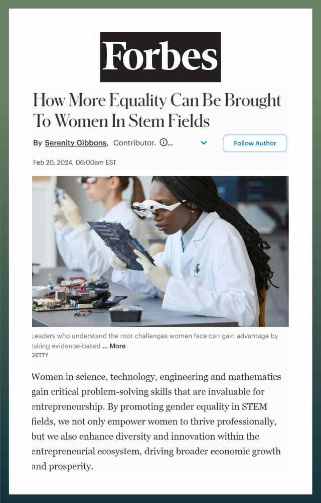 How More Equality Can Be Brought To Women In Stem Fields