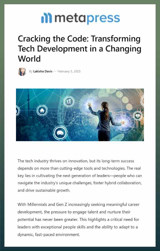 Cracking the Code: Transforming Tech Development in a Changing World