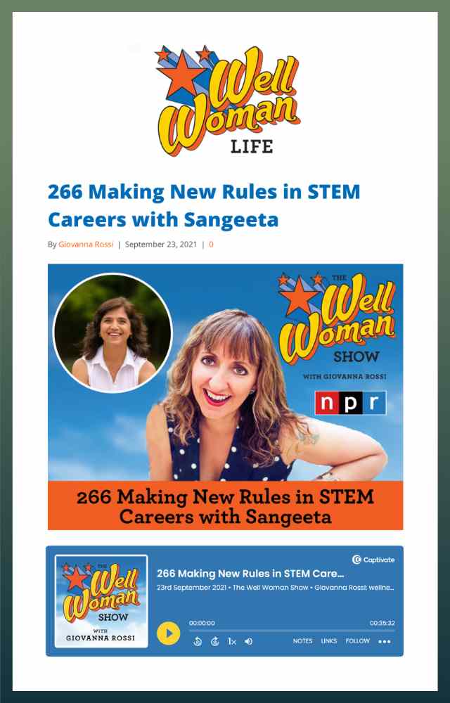 266 Making New Rules in STEM Careers with Sangeeta
