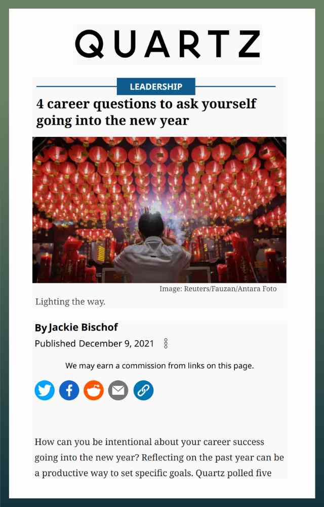 4 career questions to ask yourself going into the new year