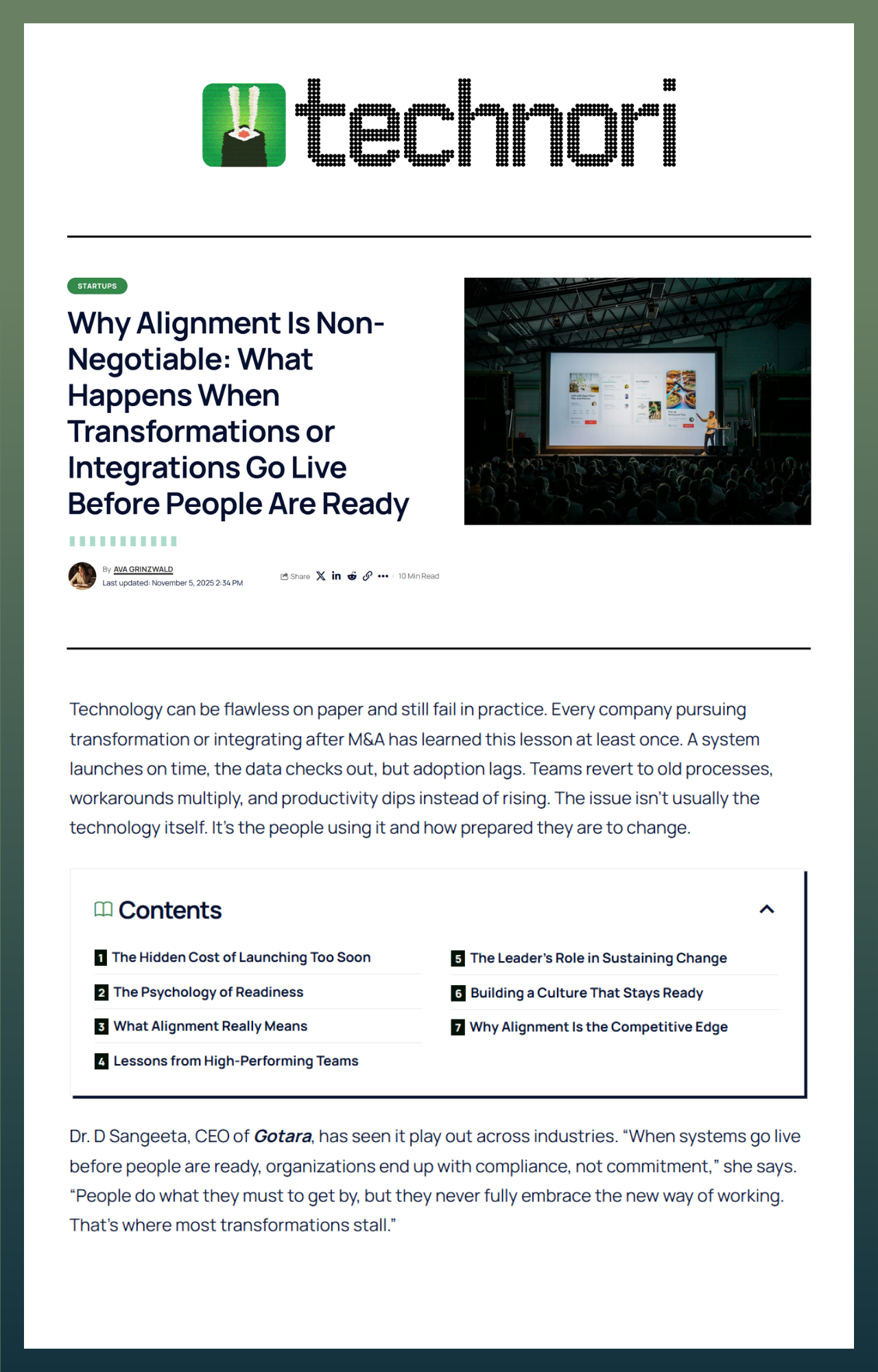 Gotara Expands Support for Technical Managers to Drive Strategic Alignment and Execution